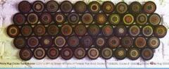 Penny Rug Circles Table Runner by Shawn Williams of Threads that Bind --- great way to use our 4/12" circles