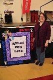 Great "Relay for LIFE" banner; by Cindy Kostreba - 05-01-12. I don't know how I would have accomplished this without your services!!! Thank You!!!! Cindy