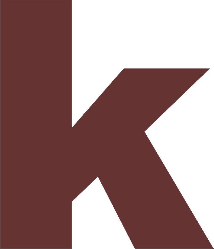 Letter "k" Lowercase Laser Cut Appliques