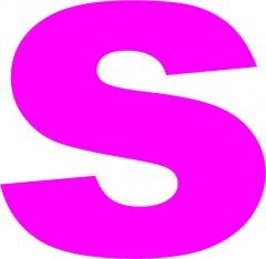 Letter - "s" Lowercase Laser Cut Appliques