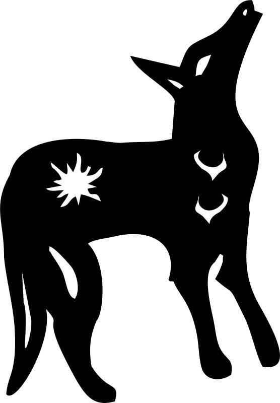 native american coyote symbol