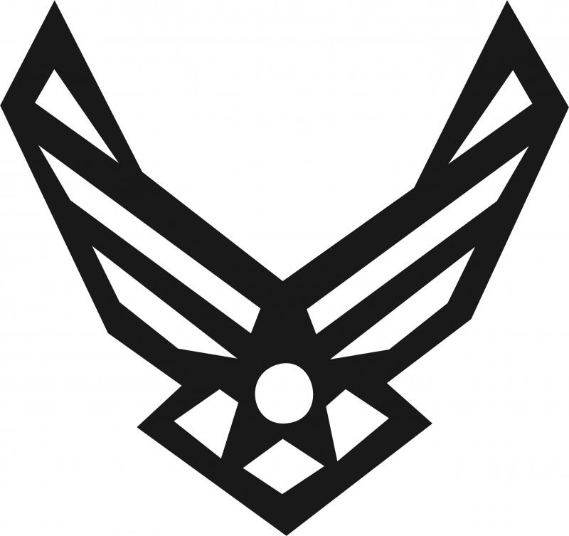 usaf logo black