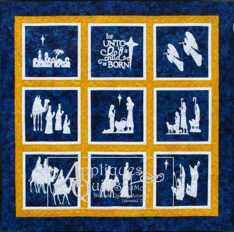 KIT Nativity Quilt Silhouettes ONLY All 9 block sets