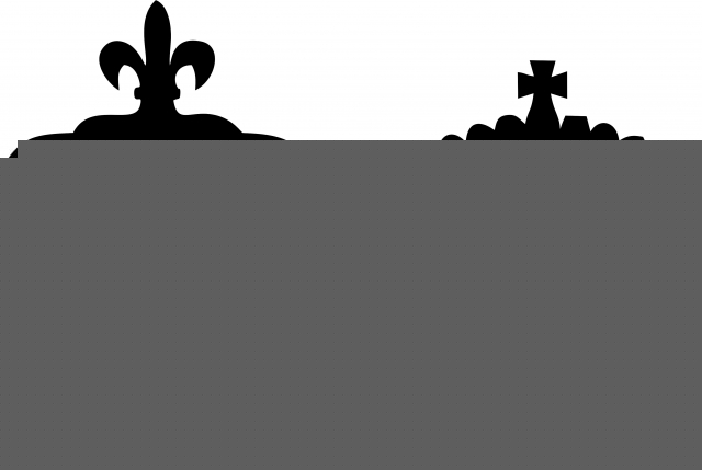 Download King & Queen Set Laser Cut Silhouettes