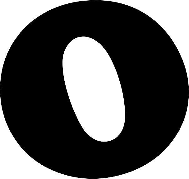 Letter “O” Capital Laser Cut Appliques