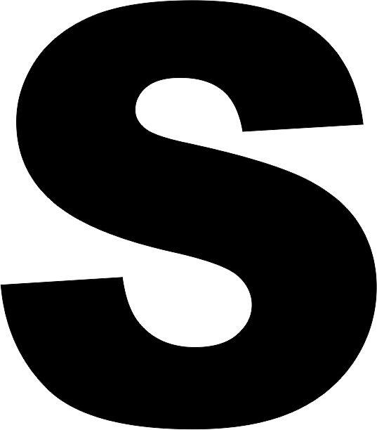 Letter - “S” Capital Laser Cut Appliques