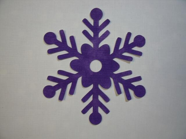 Snowflake Design #4 Laser Cut Appliques